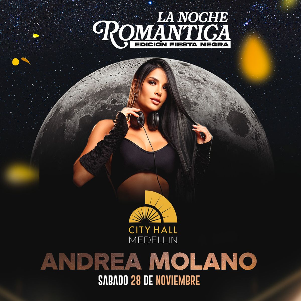 DJ Andrea Molano en La Noche Romántica Medellín