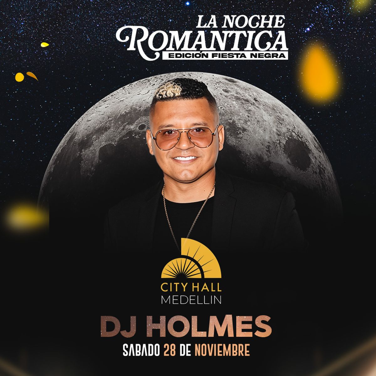DJ Holmes, uno de los protagonistas de La Noche Romántica