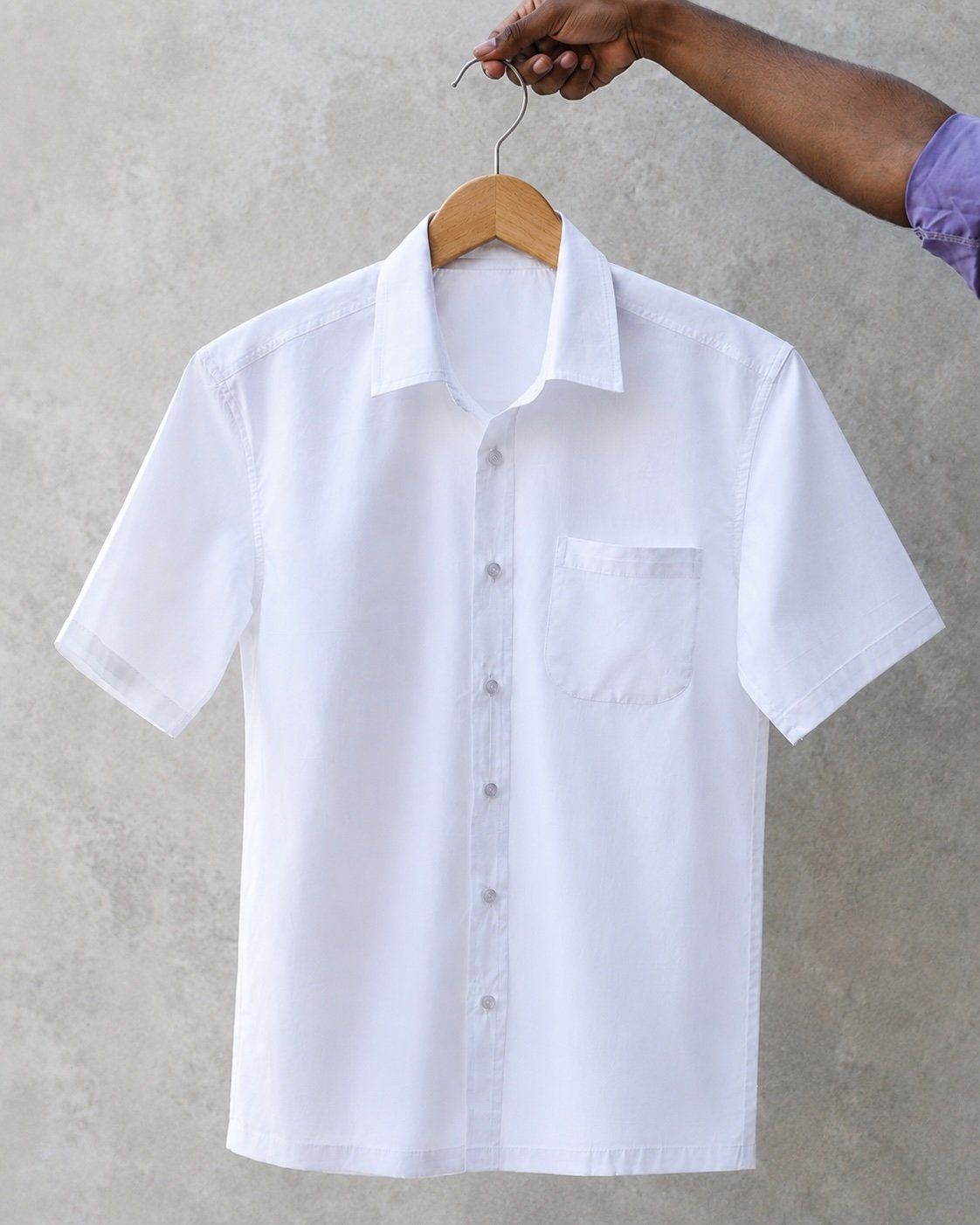 Short Sleeve Button Up in 100% kona cotton