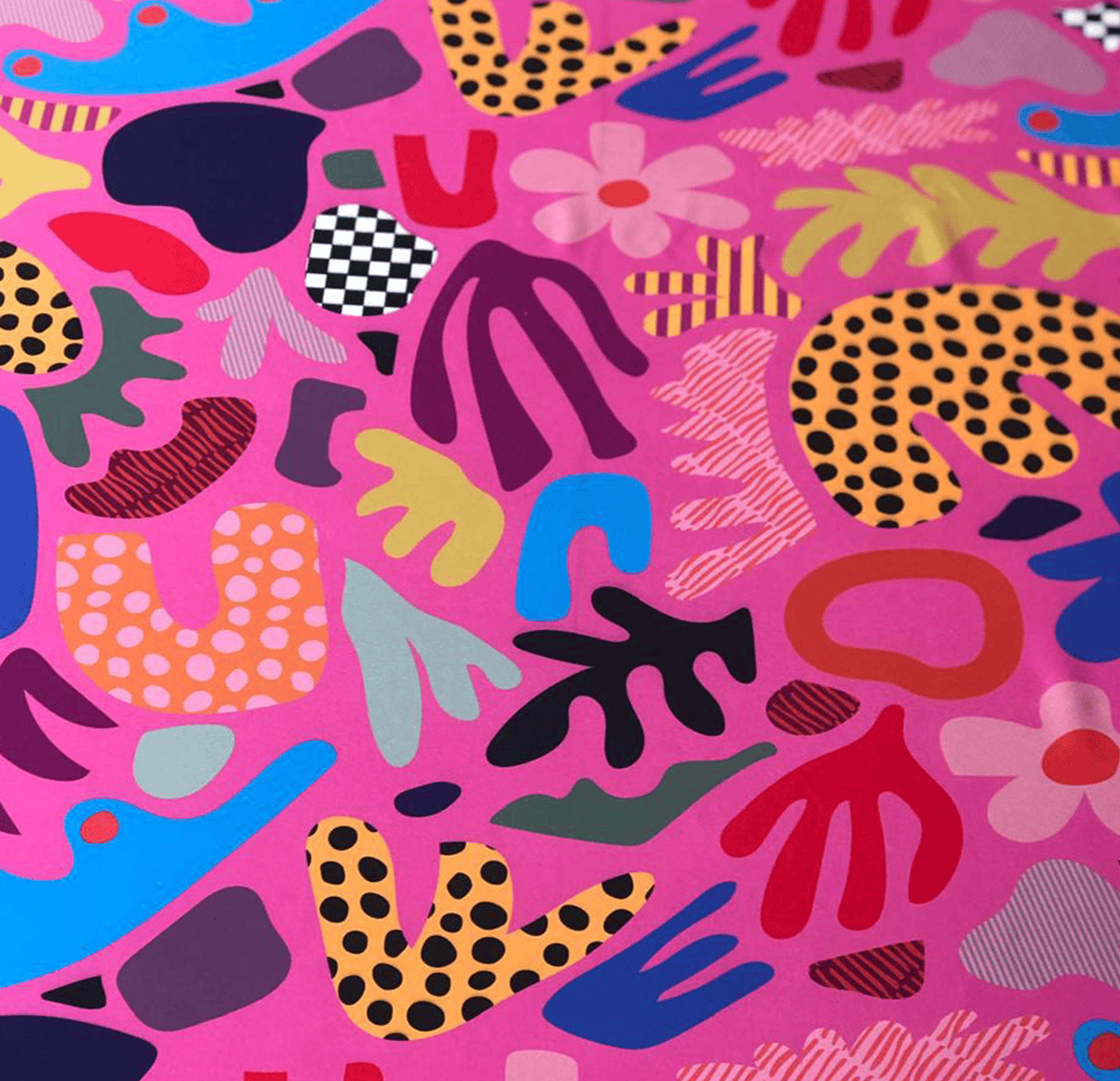 Sublimation print fabric swatch