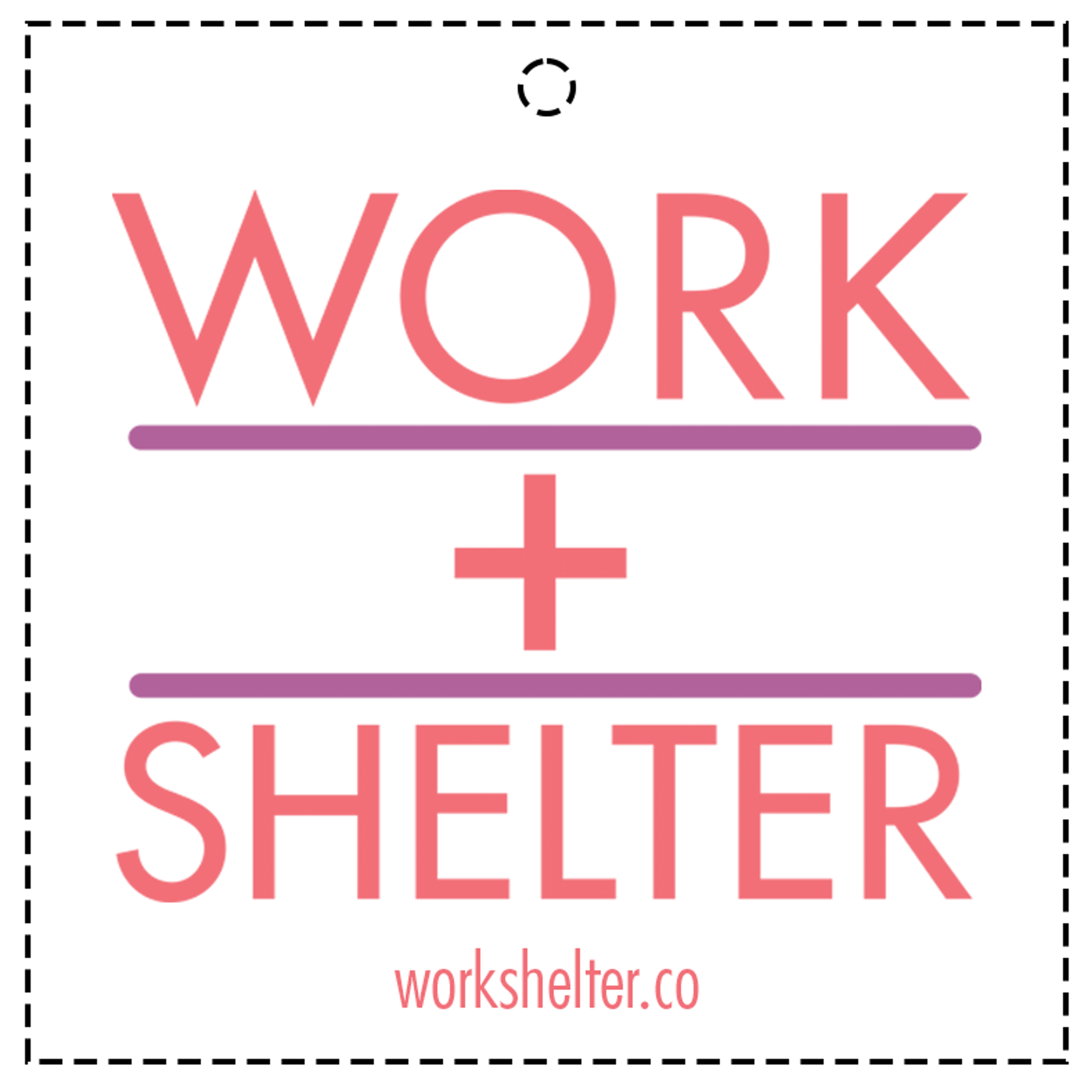 Square hang tag template front