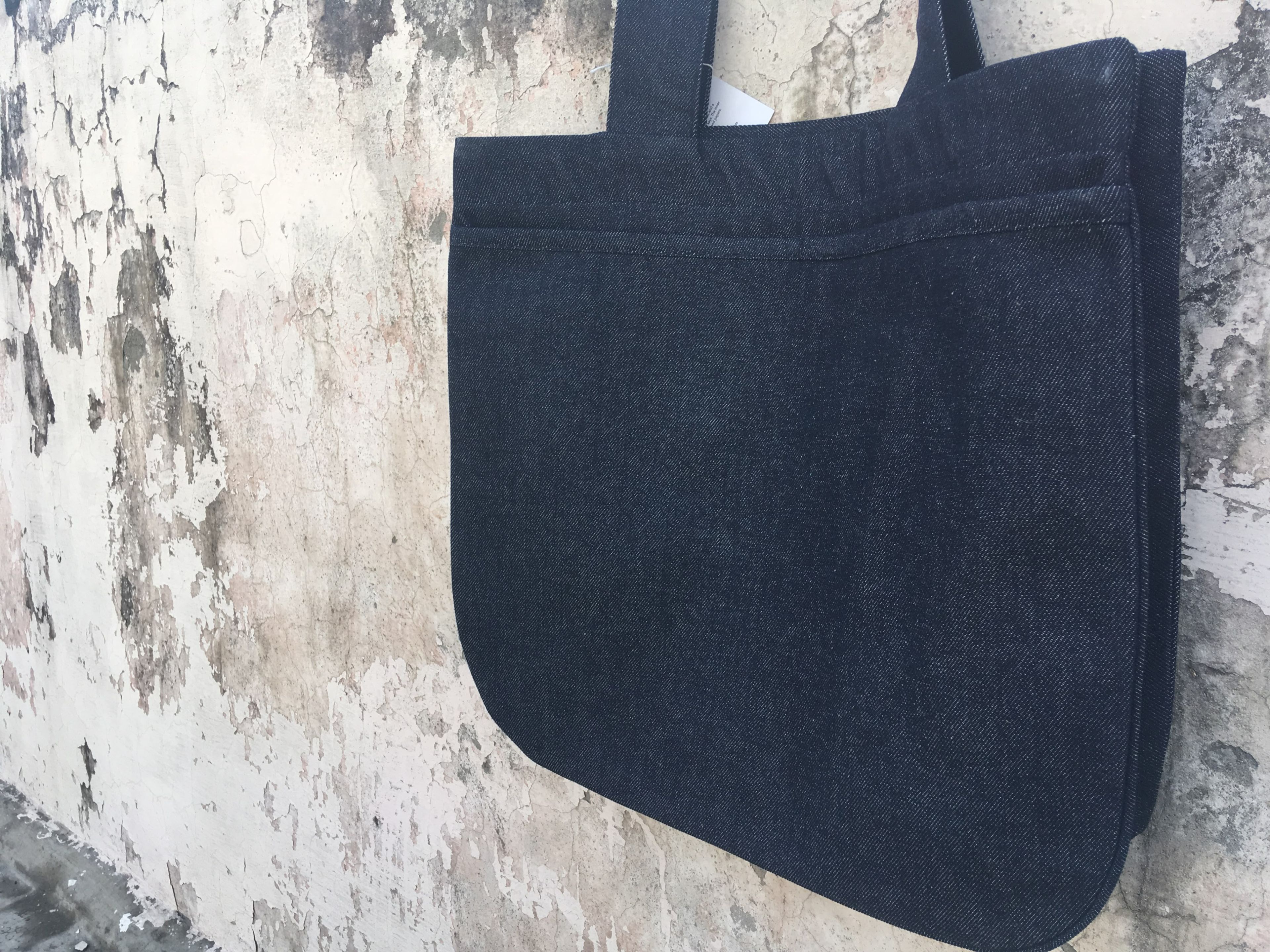 Carry-all tote in BCI denim