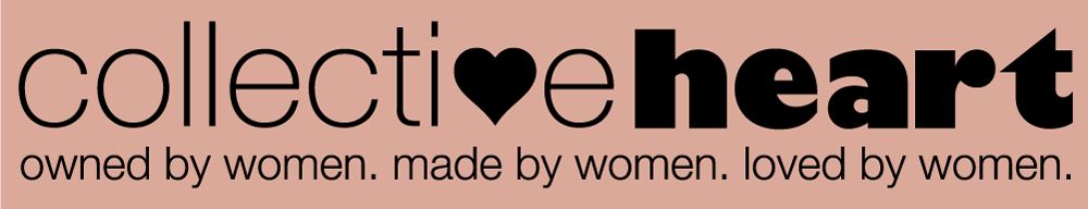 Collective Heart logo with tagline: owned, made, and loved by women.