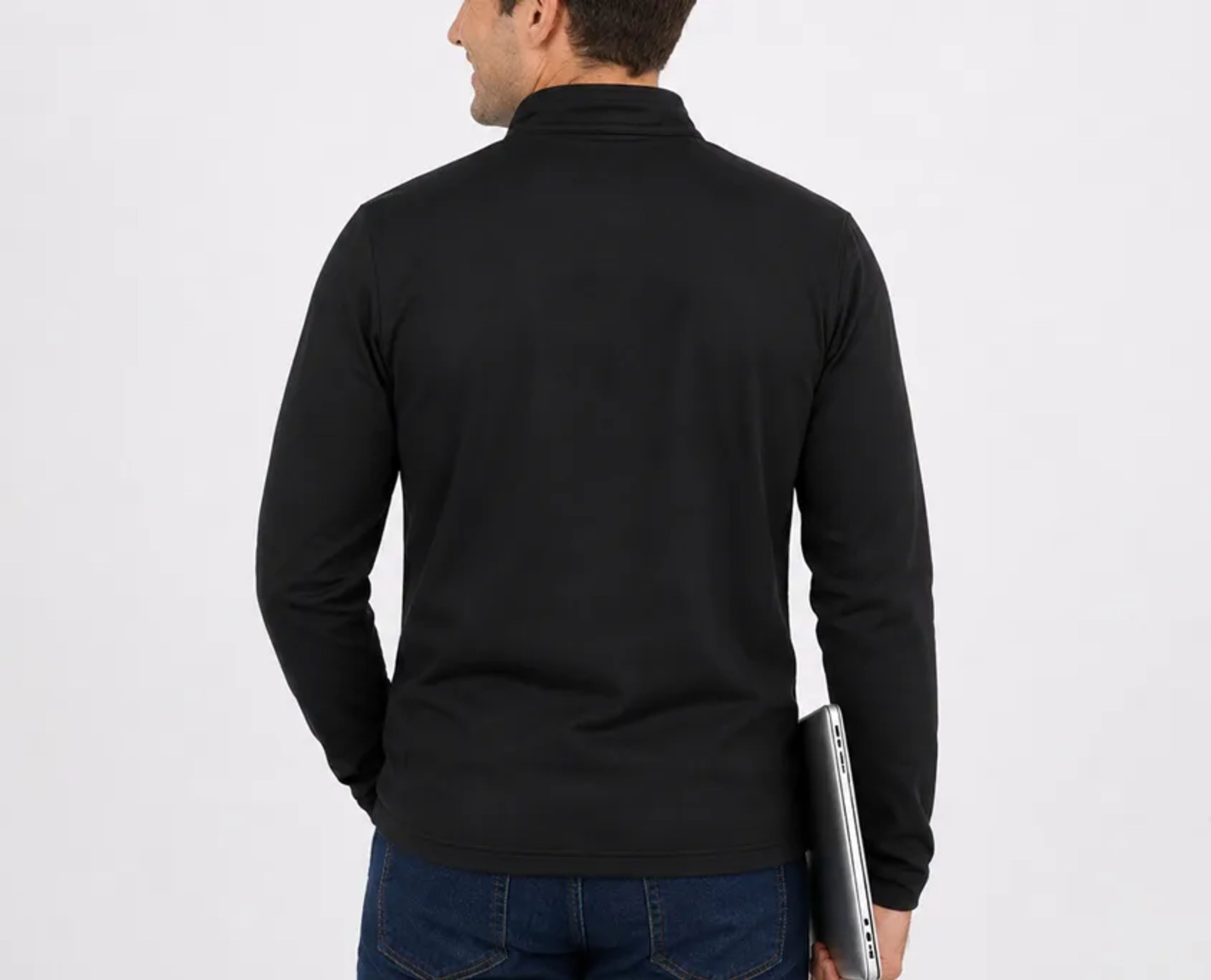 rPet Zip Jacket in black