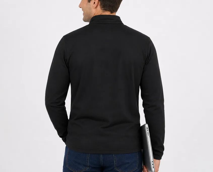 rPet Zip Jacket in black