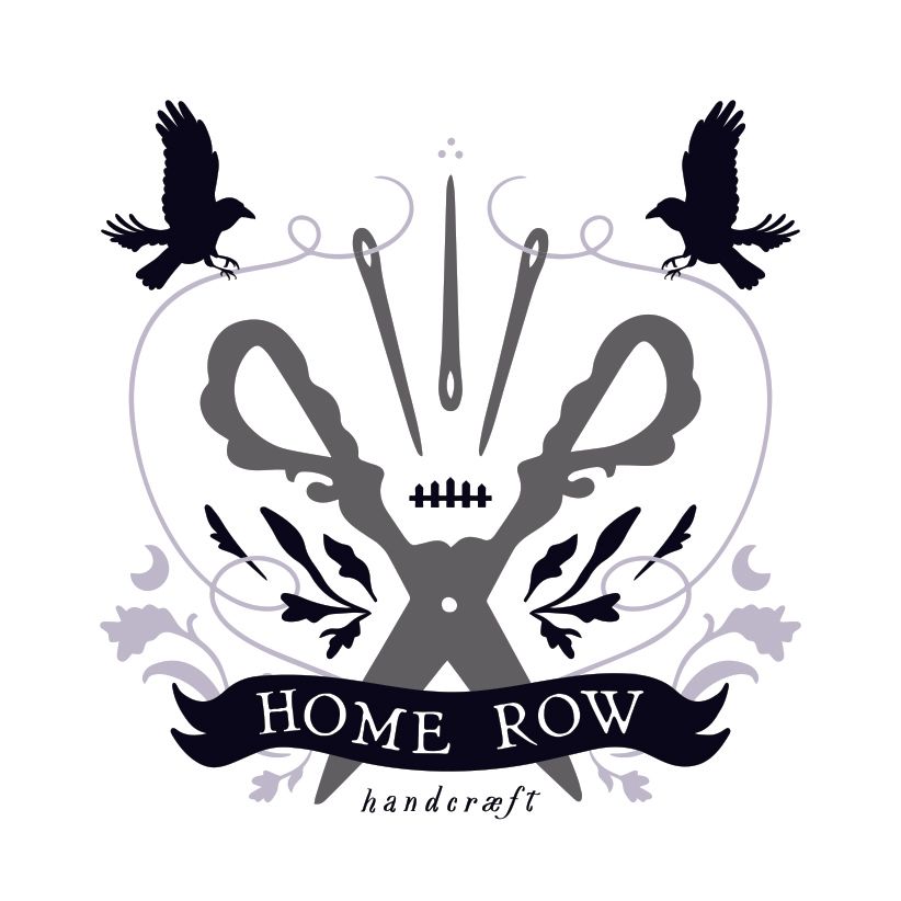HomeRow branded hang tags — front