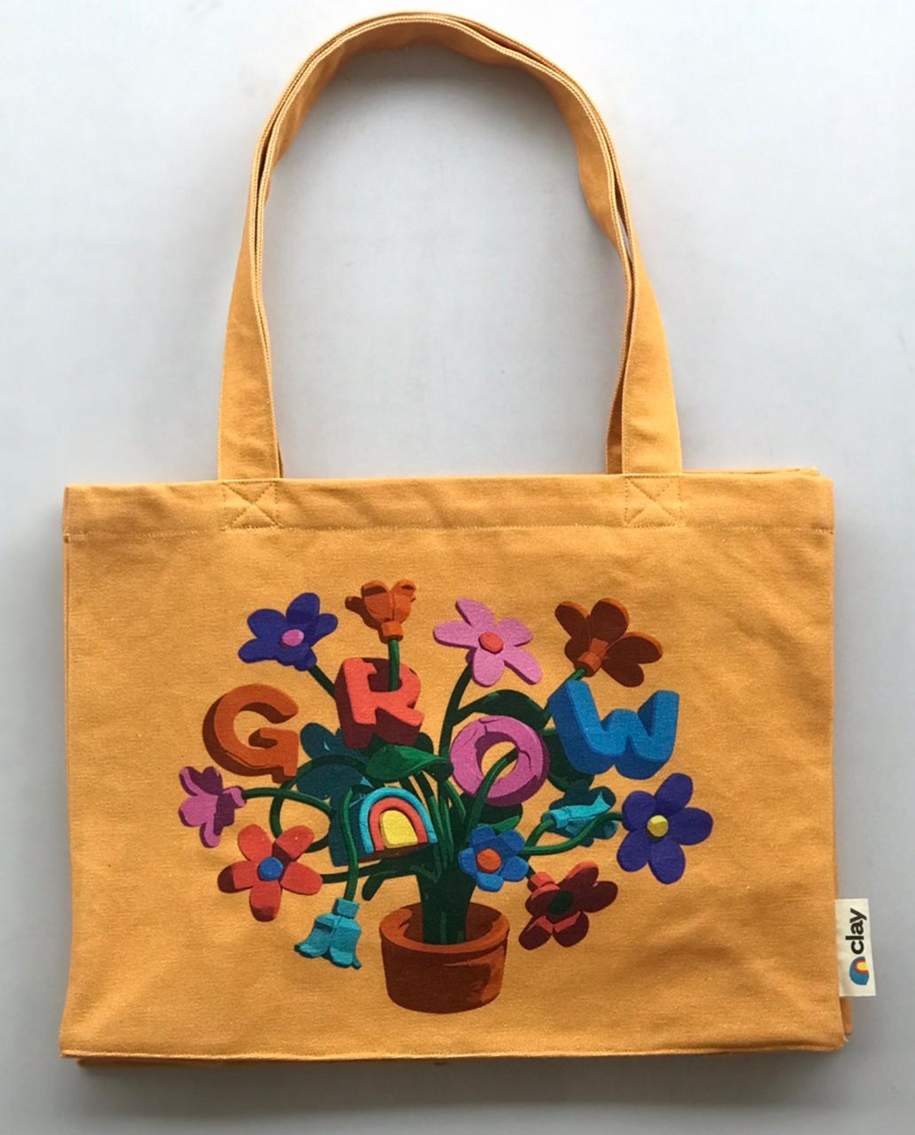 Digital printed tote bag