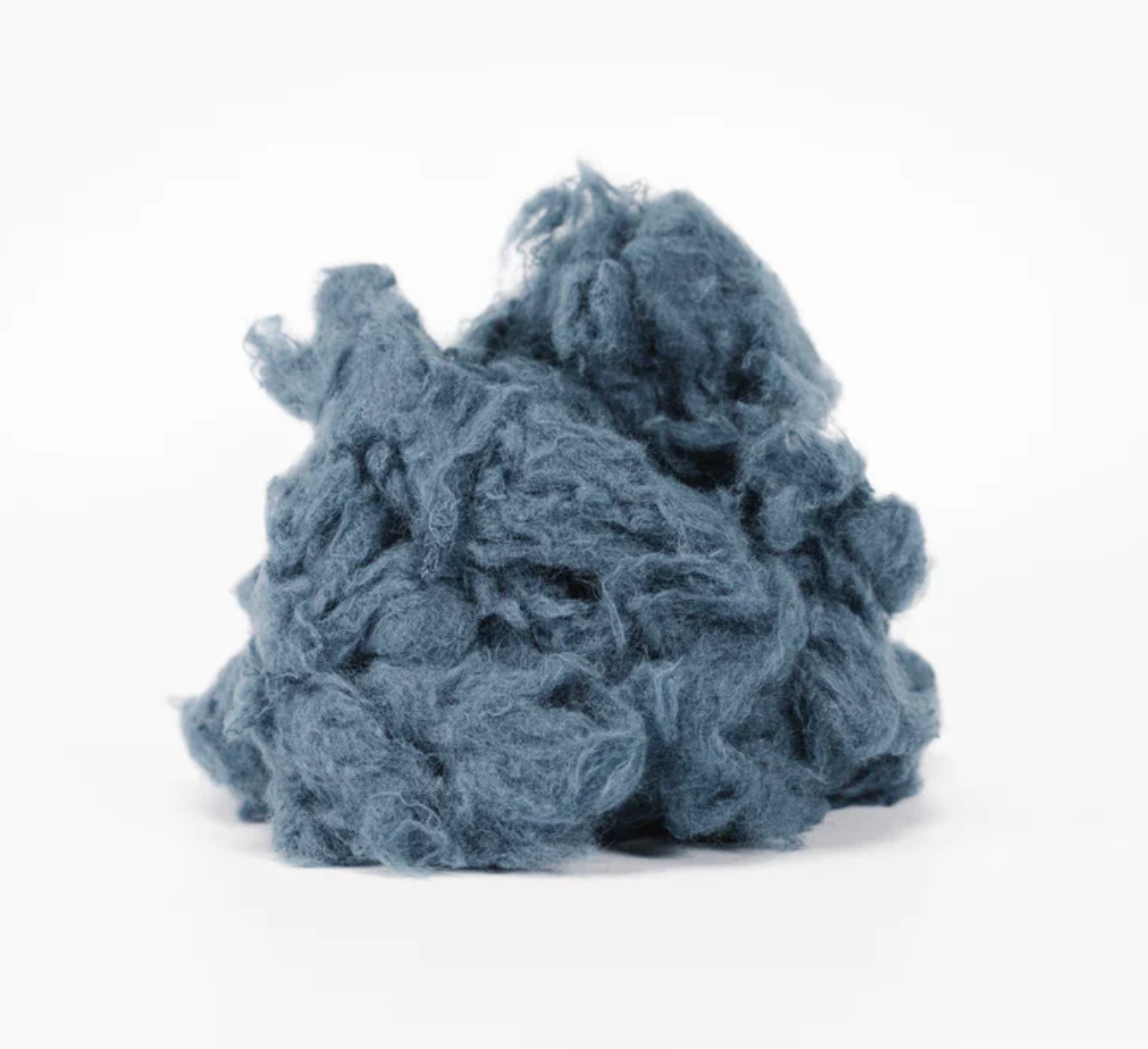Recycled denim rovings