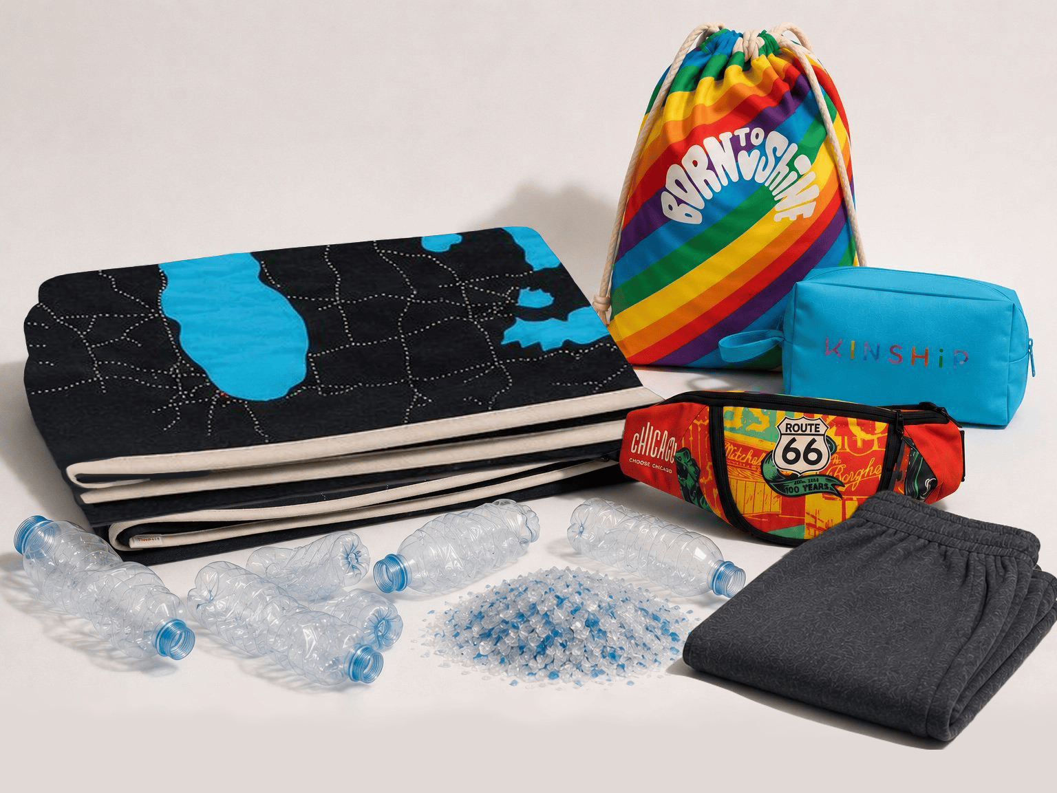 Recycling Single-Use Plastics into Very Fabulous Swag