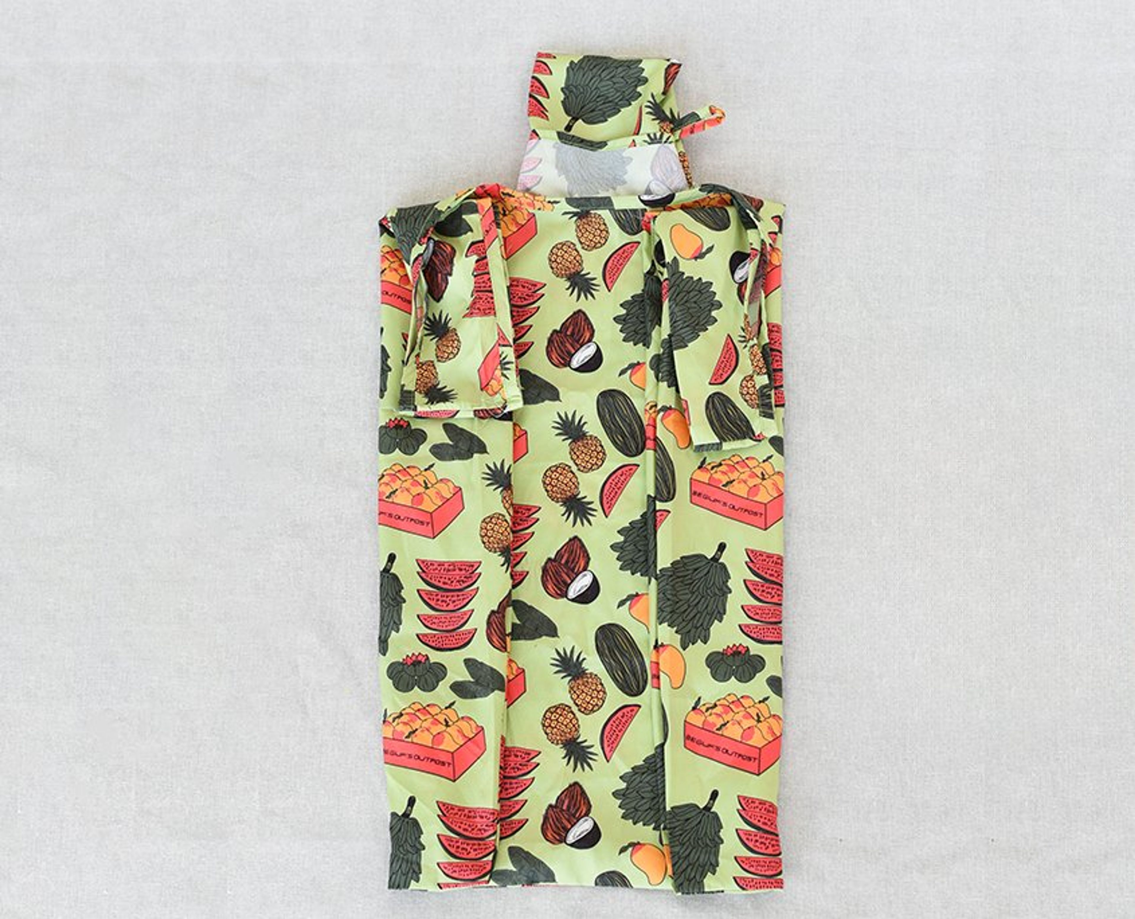 Medium Fold-Up Bag, partially folded
