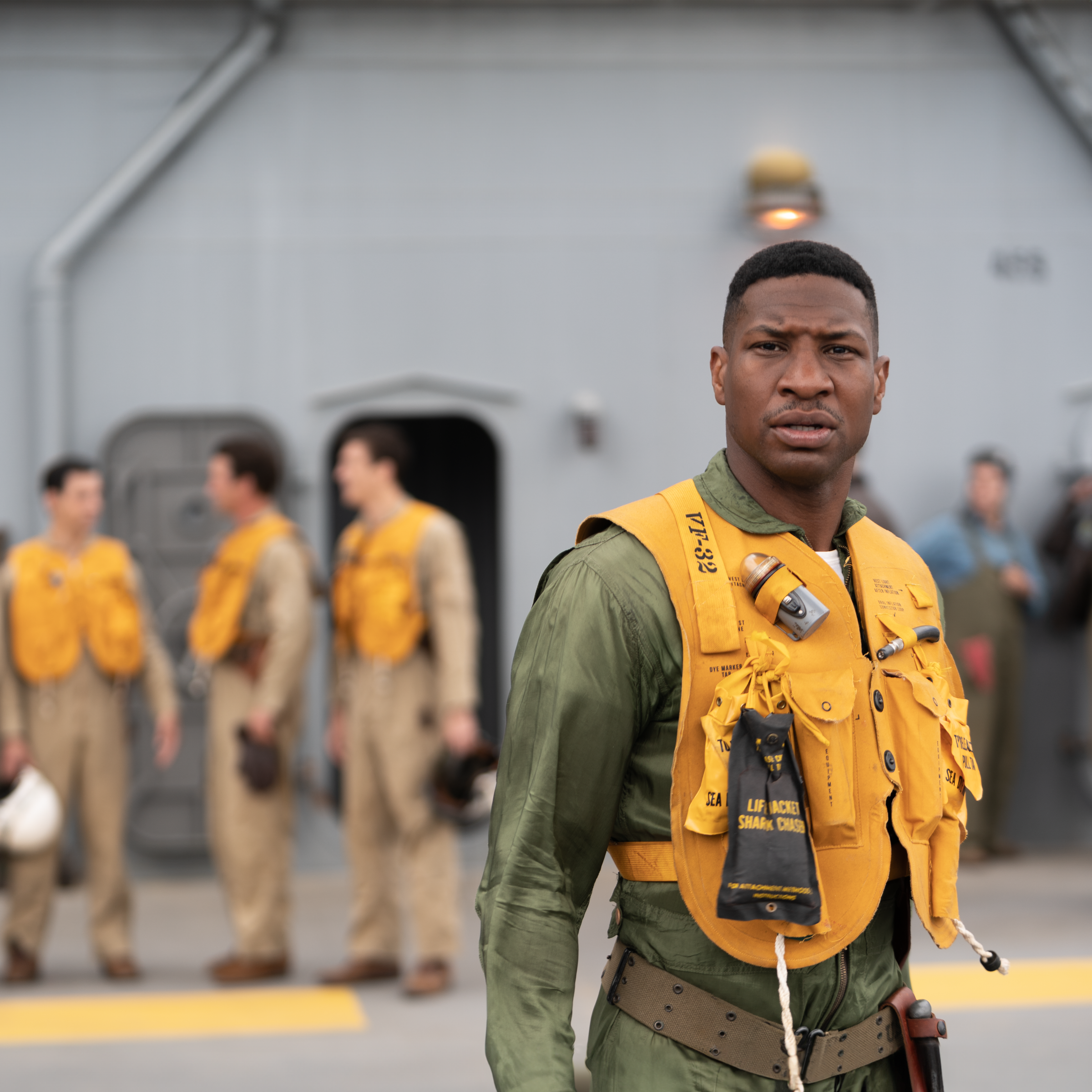 Actor on the set of Devotion