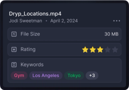 Frame.io interface screenshot