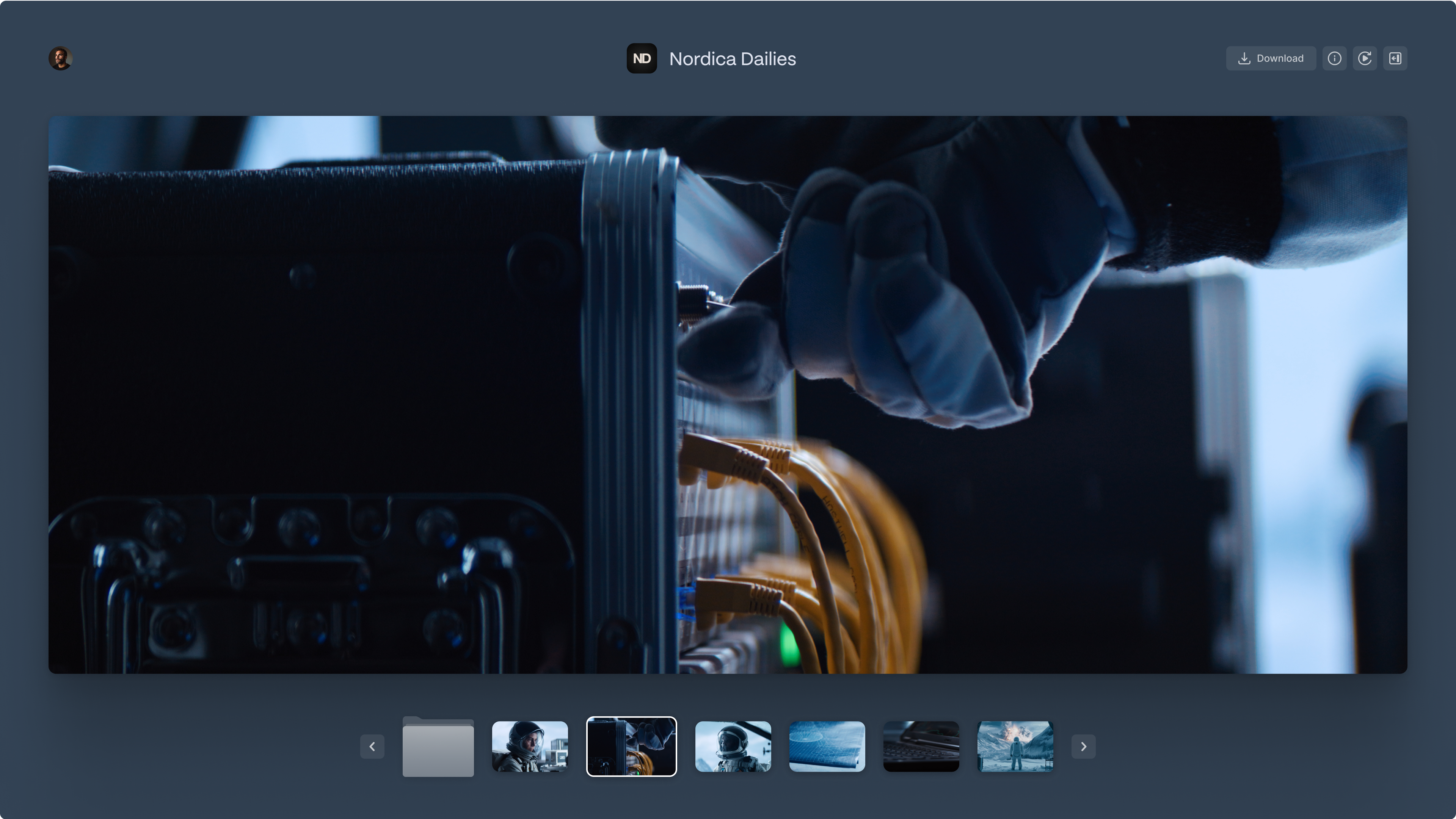 Frame.io interface screenshot