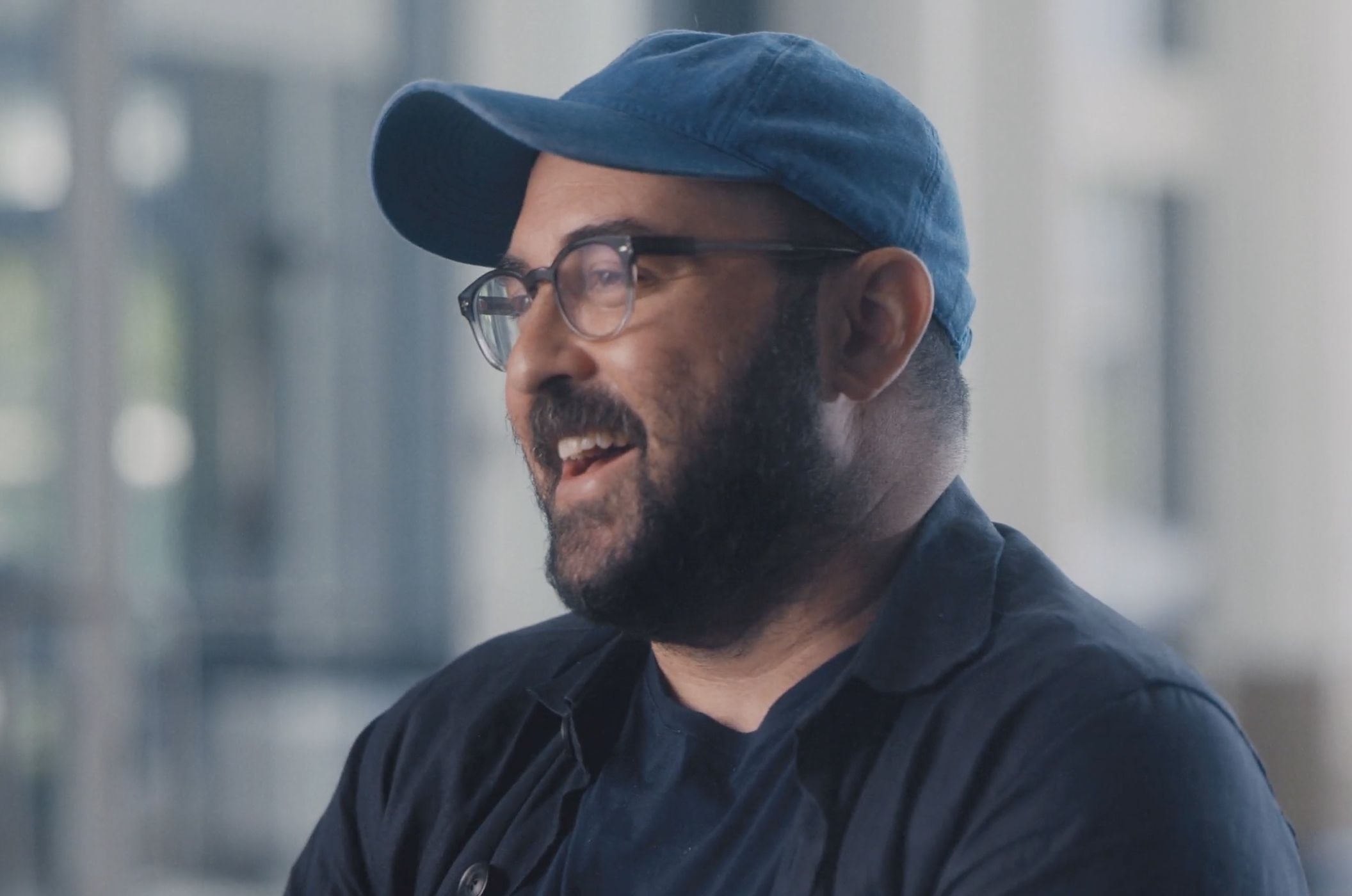 Person being interviewed.