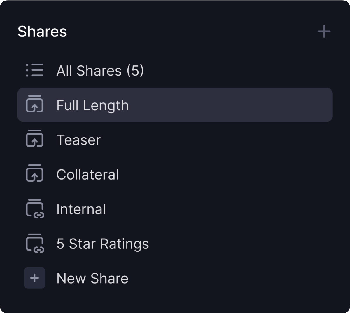 Frame.io interface screenshot