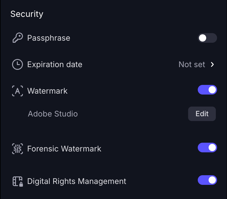 Frame.io interface screenshot