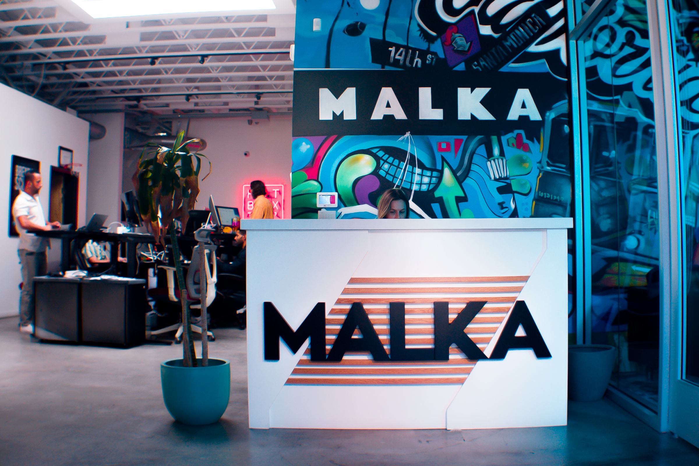 Malka's Santa Monica Office reception