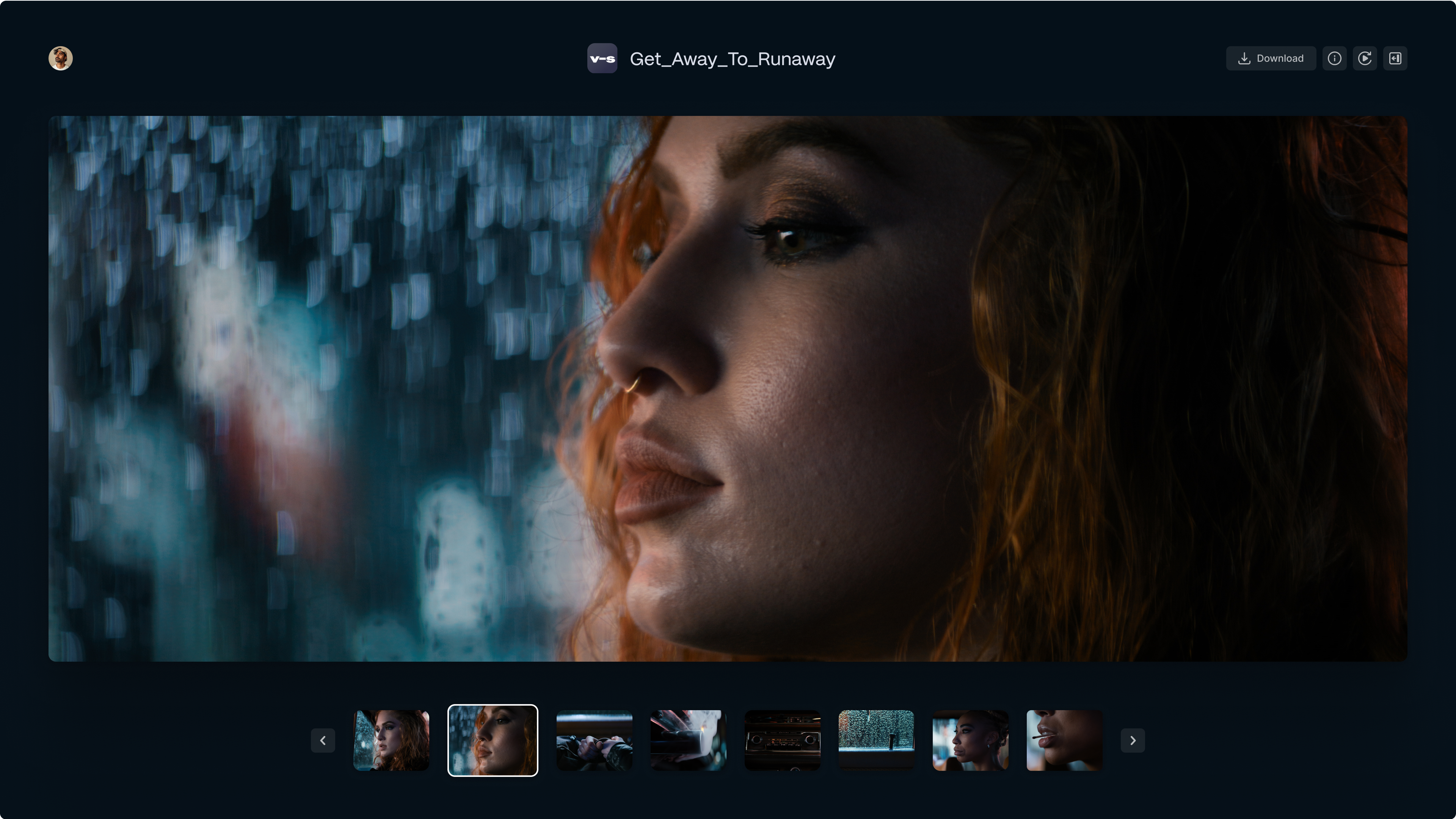 Frame.io interface screenshot