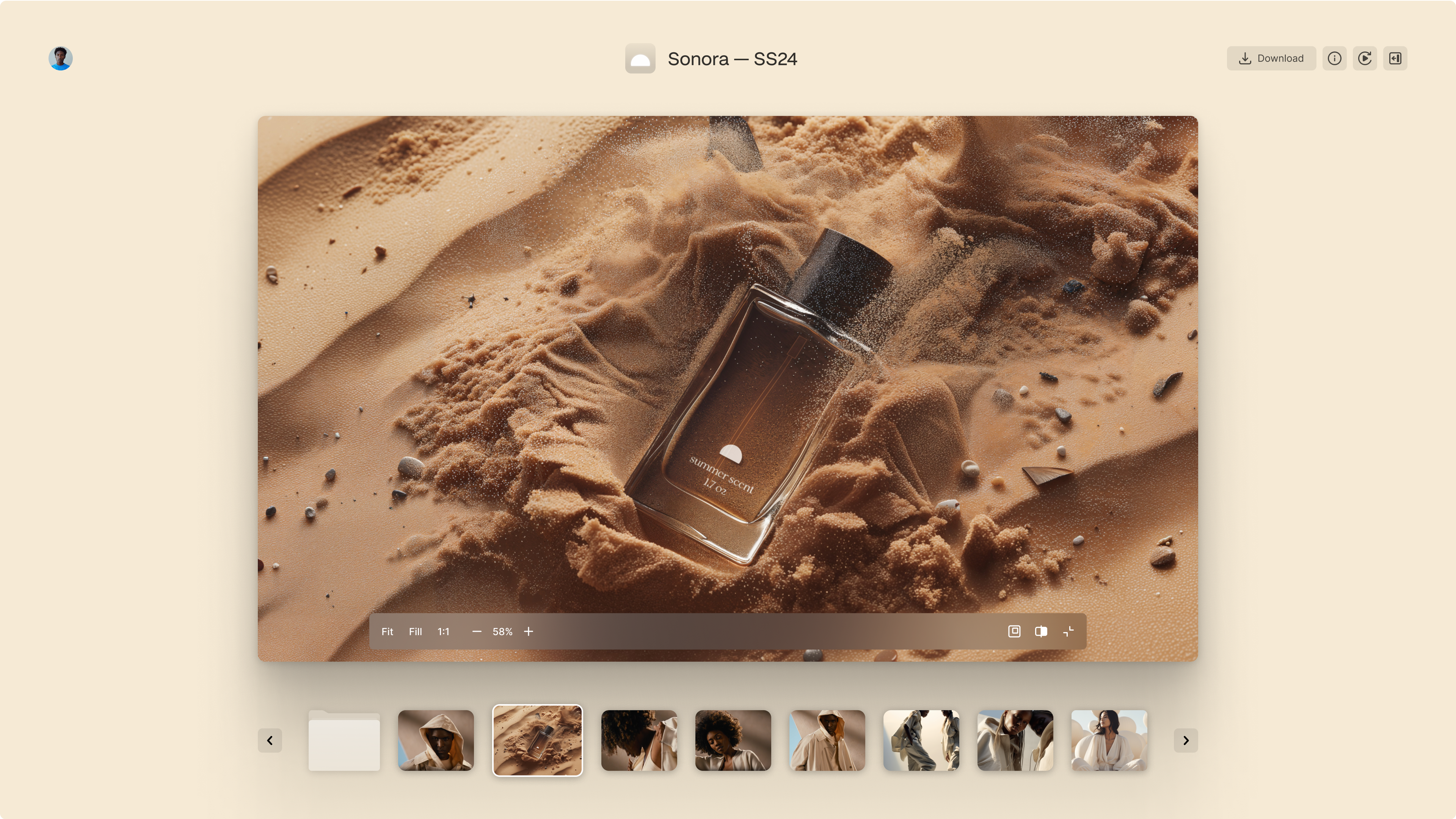 Frame.io interface screenshot