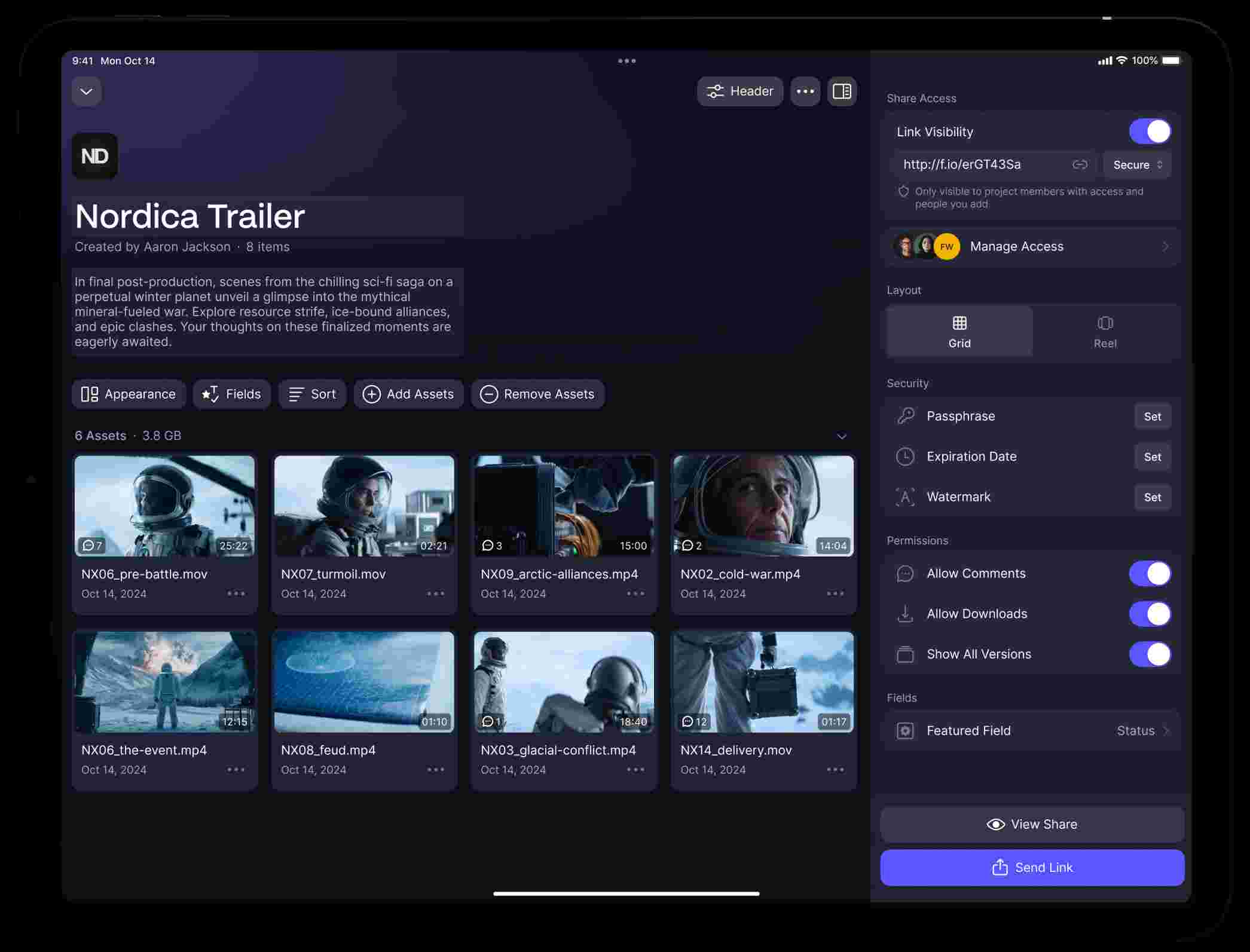 Frame.io | iOS & iPad
