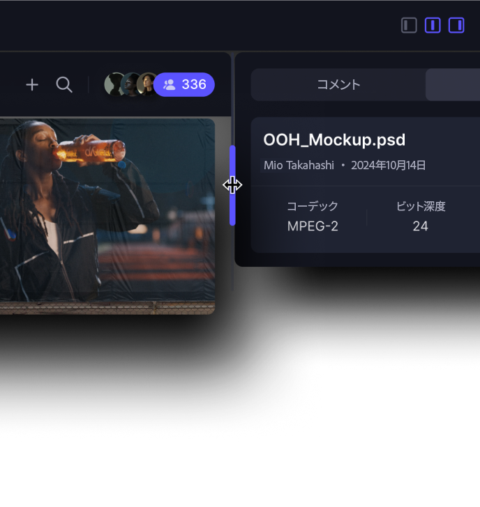 Frame.io interface screenshot