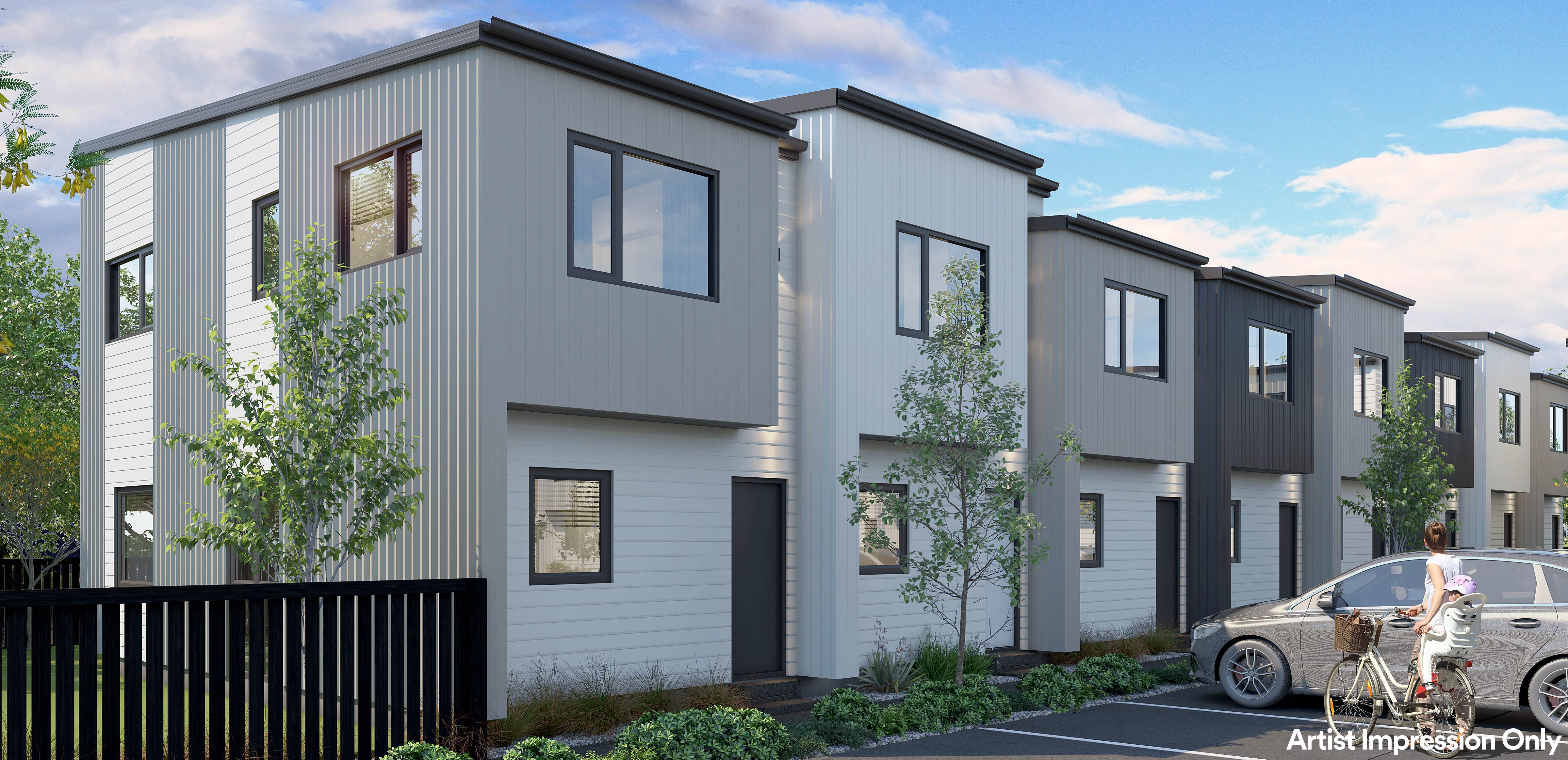 Townhouse Render of Moire Road