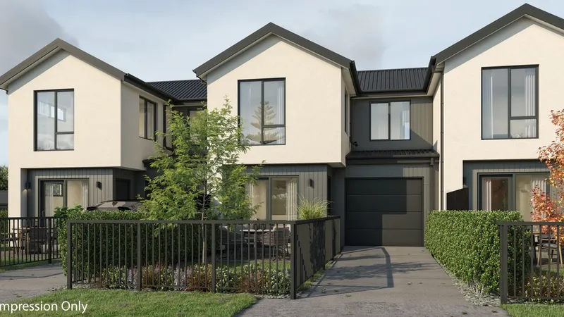 Render of Townhouses in Hornby