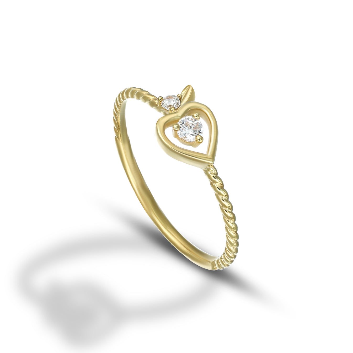 Anello da Donna Apple Heart in Oro 9kt
