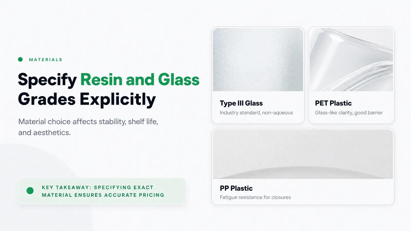 Deep Dive: Material Specifications