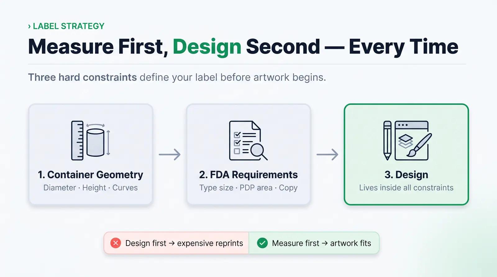 Why Label Size Is a Structural Decision, Not a Design Decision