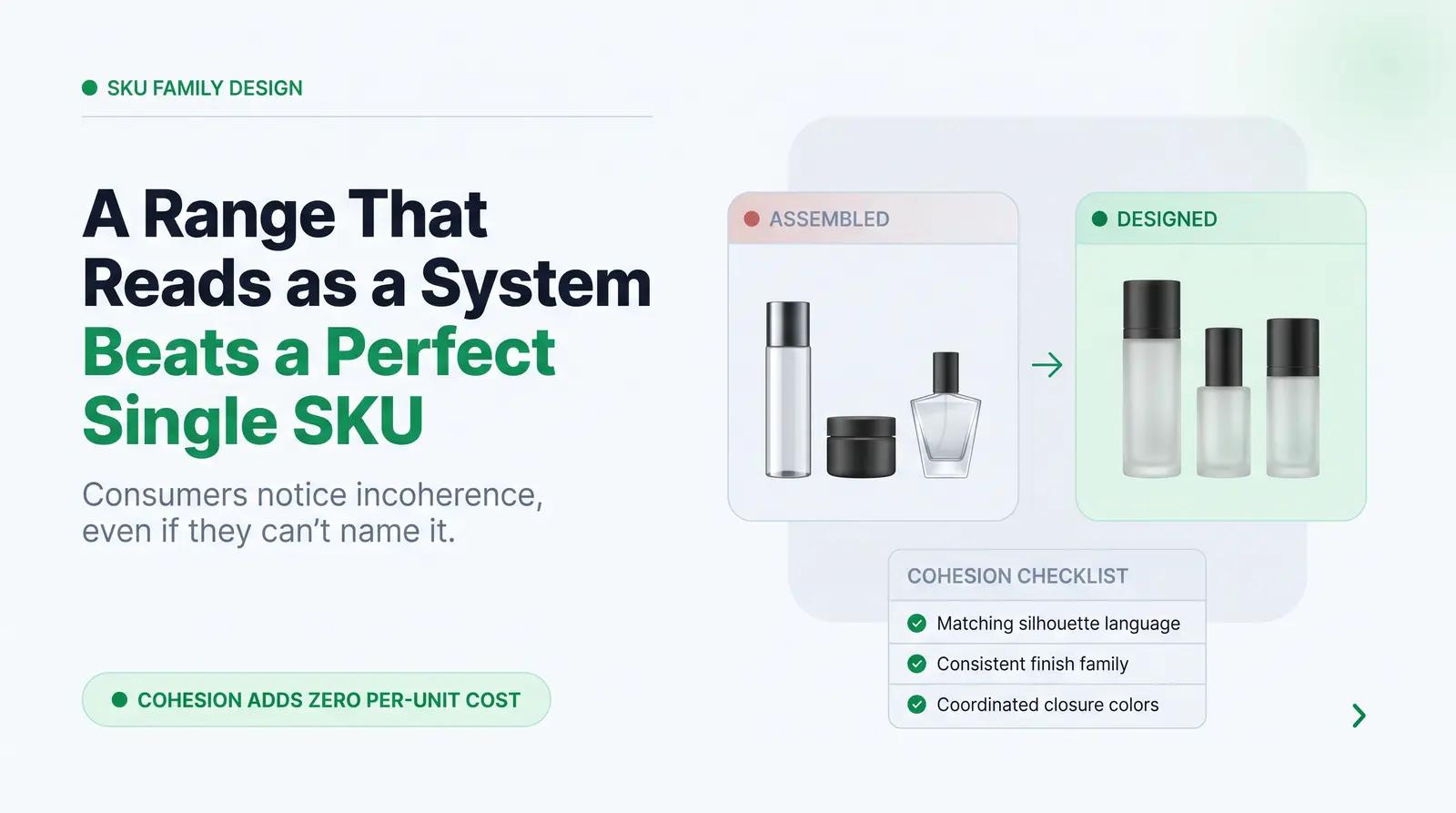 Building a Cohesive SKU Family: The Brand Signal Most Founders Miss