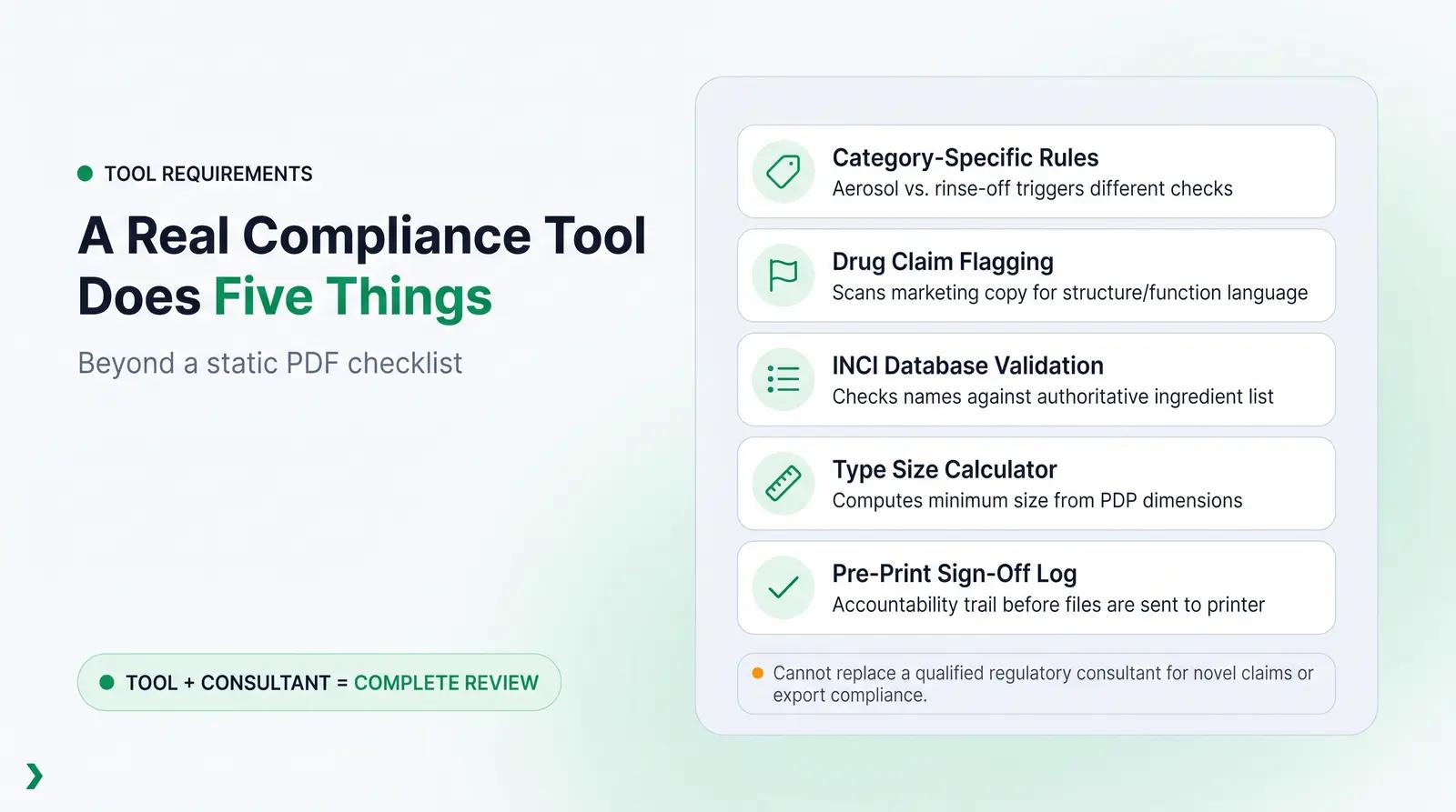 What a Compliance Checker Tool Should Actually Do