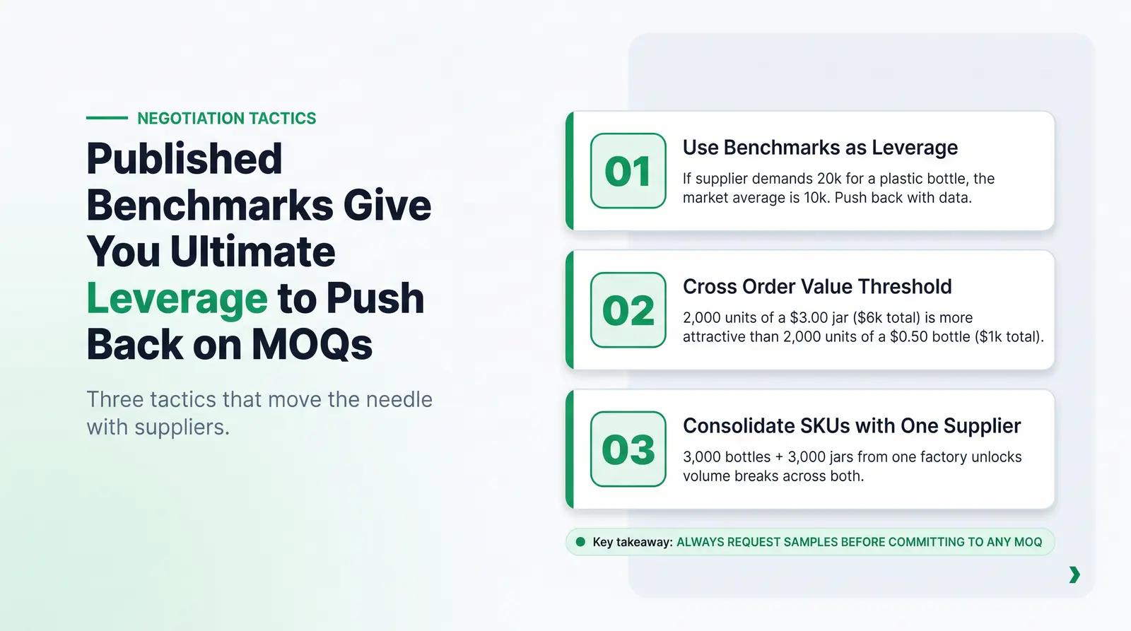 How to Use MOQ Data to Negotiate Smarter