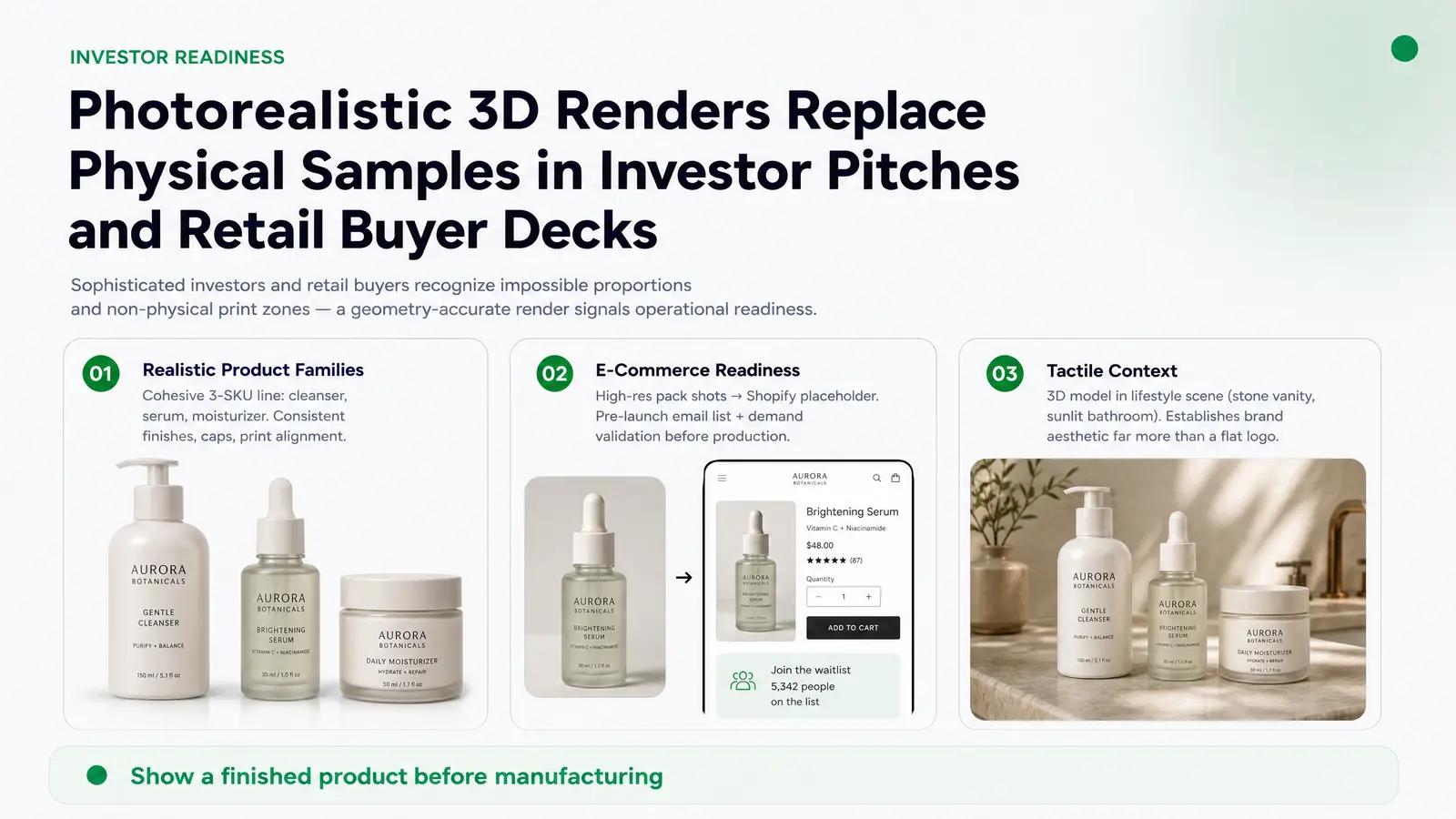 Using 3D Mockups for Investor Decks and Stakeholder Alignment