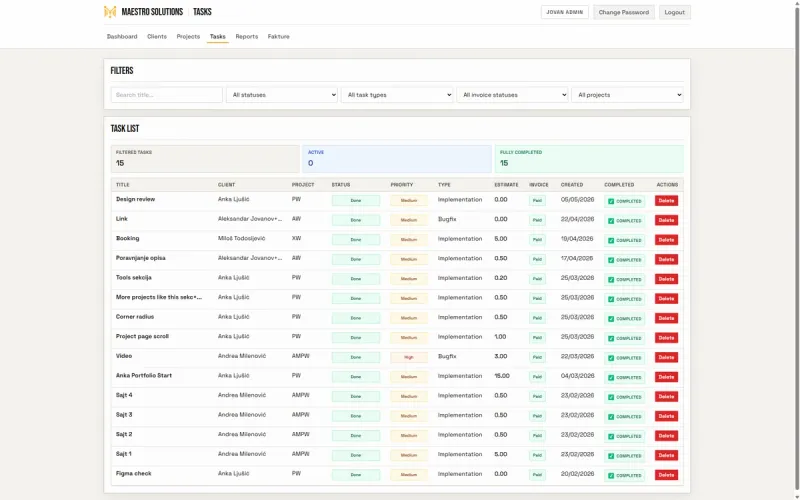 Maestro CRM Platforma galerija, slika 1