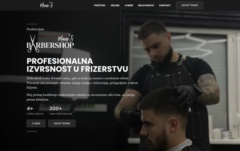 Frizerski salon - Veb sajt galerija, slika 2