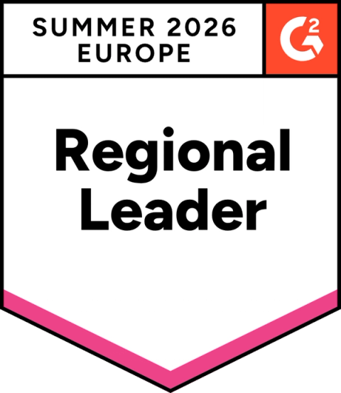 G2 Summer 2026 Europe Regional Leader badge
