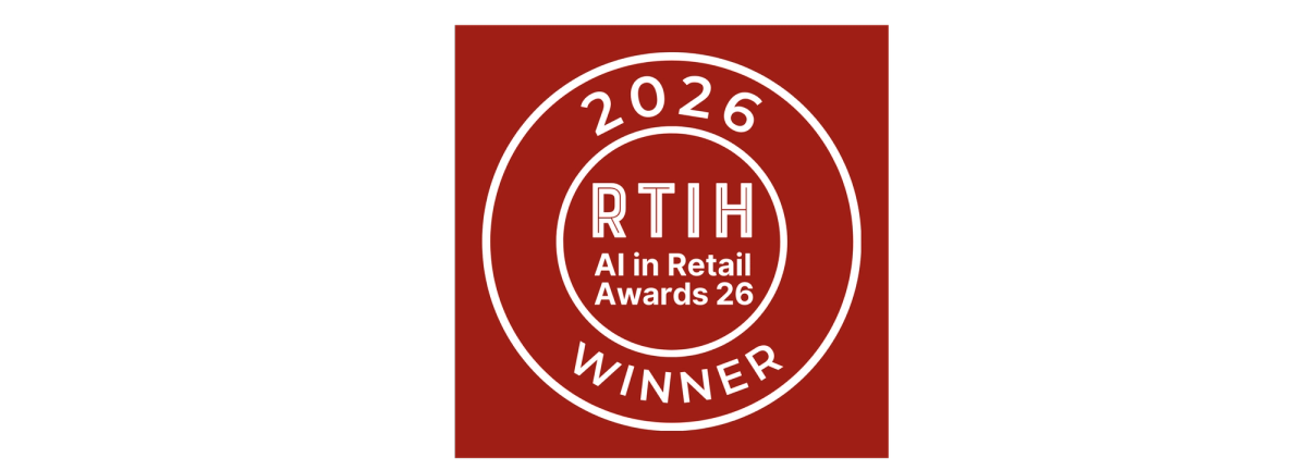 RTIH AI in Retail Awards 26 badge marked 2026 Winner