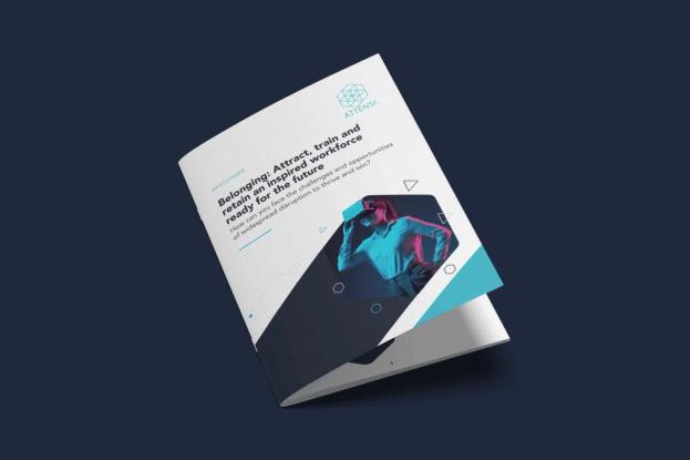 Cover des Attensi-Whitepapers: Belonging – eine inspirierte, zukunftsfähige Belegschaft gewinnen, trainieren und halten