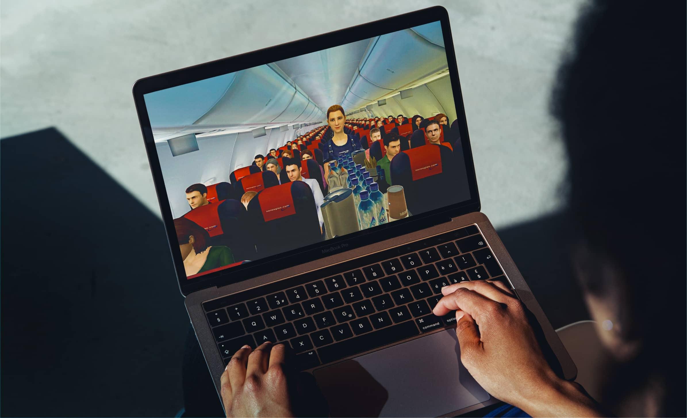 Simulation training for pilots