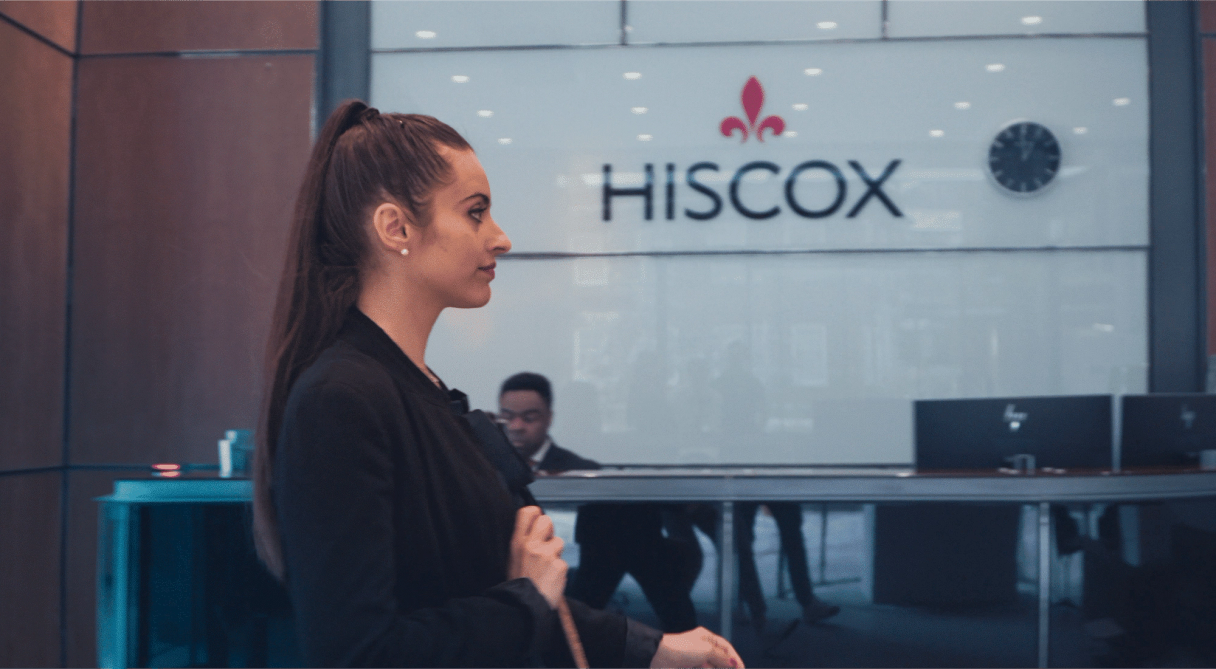 Hiscox-Mitarbeiterin