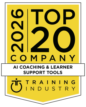 Training Industry Top 20 Company 2026, Kategorie KI-Coaching und Tools für Lernendensupport