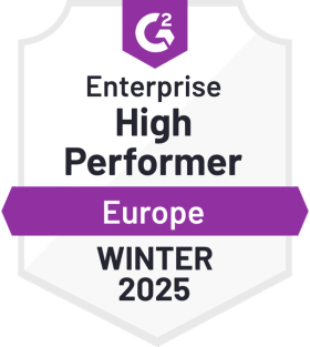 G2 Enterprise High Performer Europe Winter 2025