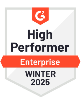 G2 High Performer Enterprise Winter 2025