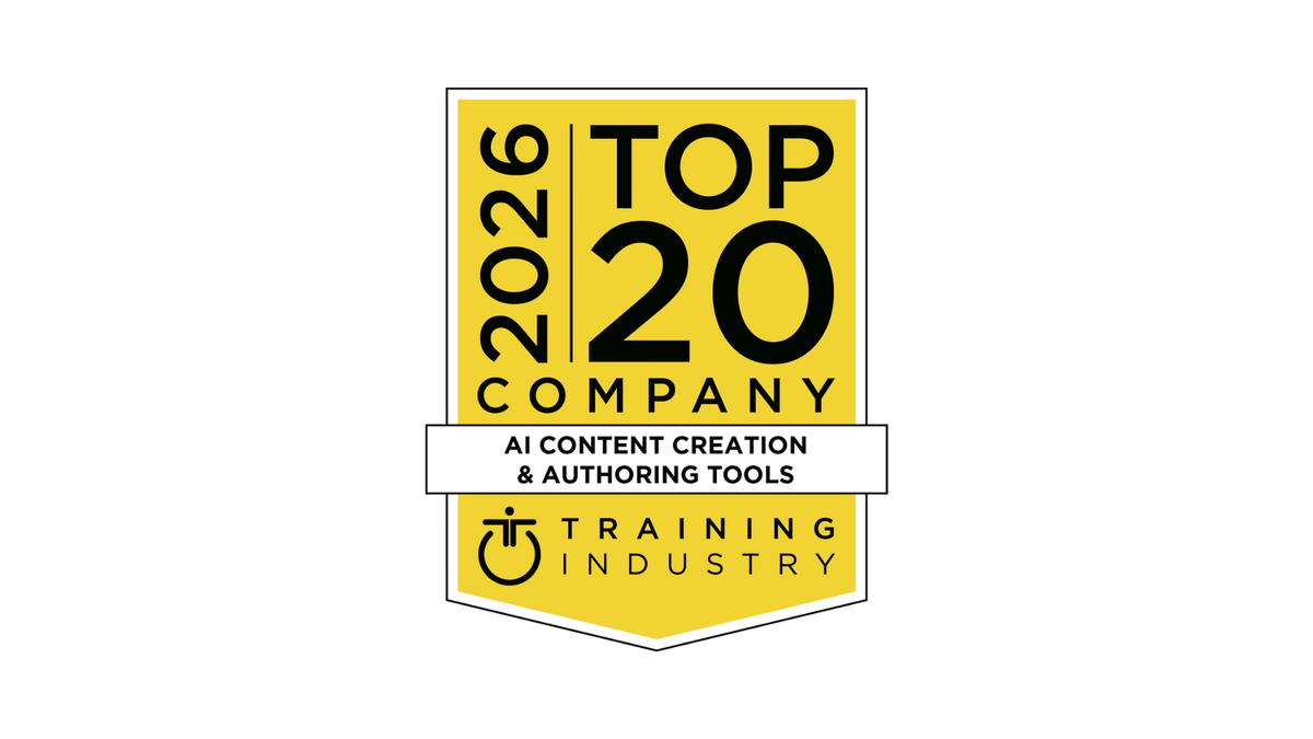 Training Industry 2026 Top 20 Experiential Learning Technologies graphic
