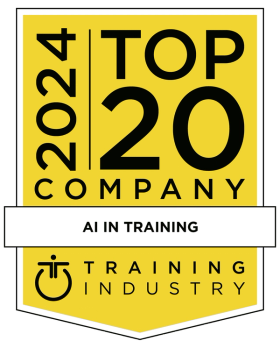Training Industry Top 20 Company AI in Training 2024