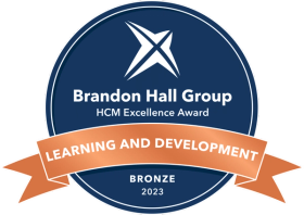 Brandon Hall Group HCM Excellence Award Leadership Development Bronze 2023