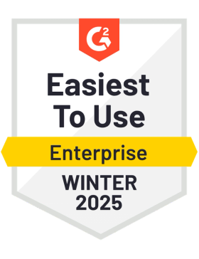 G2 Easiest To Use Enterprise Winter 2025
