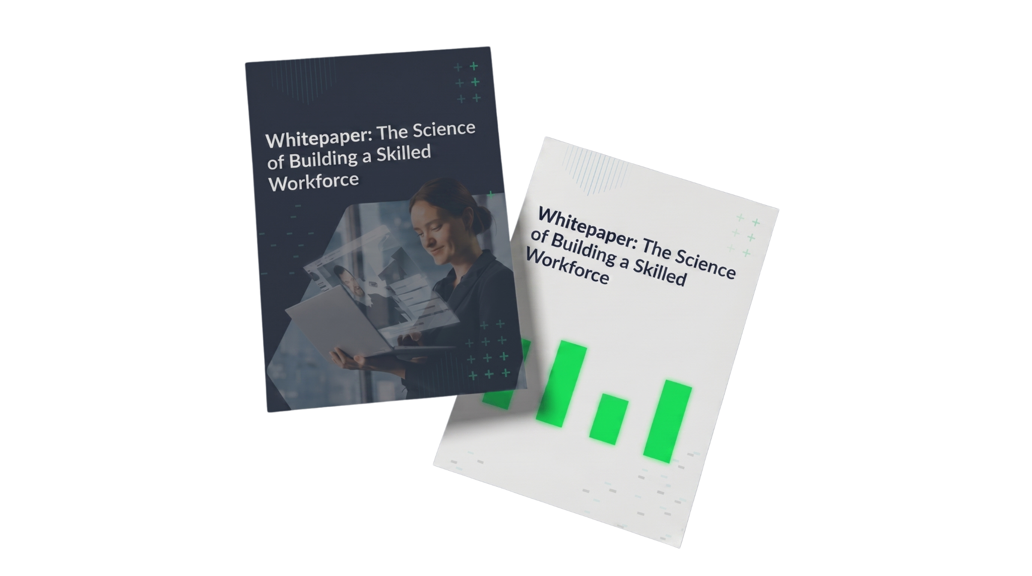 Attensi whitepaper The Science of Building a Skilled Workforce, cover and bar chart page
