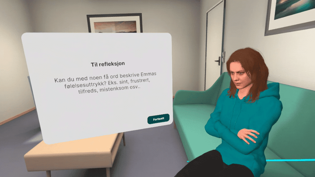 Simuleringbasert opplæring for fagpersoner innen psykisk helse
